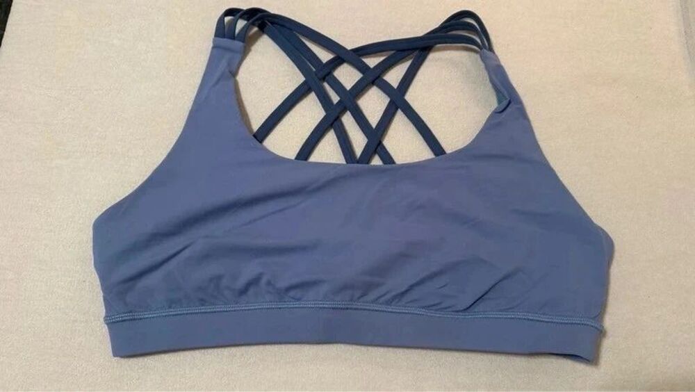 Lululemon Energy Bra Size 12 Light Blue